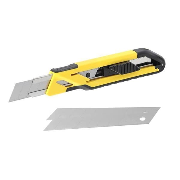 Autolock Cutter 18mm - STANLEY - STHT10266-0 - Skärverktyg - Gul - Ergonomisk och exakt