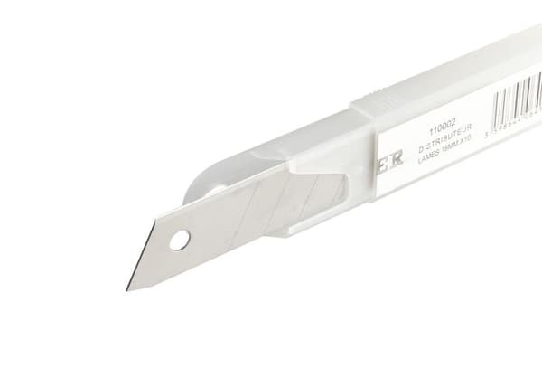 HÄNGARE 110002 Etui med 10 st 18 mm skärblad