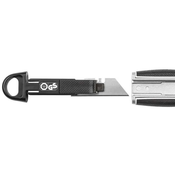 VÄNSTERHÄNDA Safety Cutter Grip Trapesblad - WEDO - Svart - För vänsterhänta - Utbytbart blad