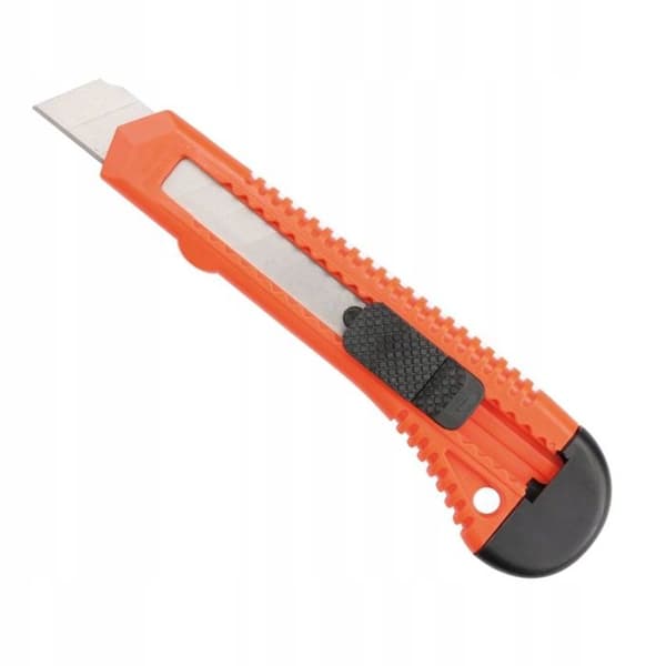 Skärkniv, cutter, plastmatta kniv 18mm