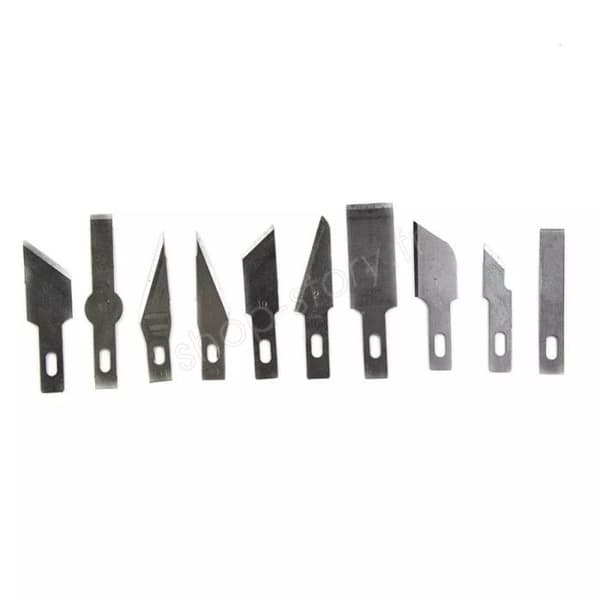 Precision Cutter Set med 10 Utbytbara Blad och Förvaringslåda för Kreativa Hobbies
