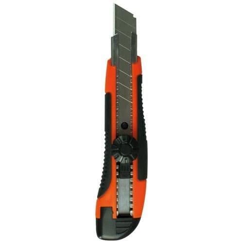 Cutter - FISCHER DAREX - Bimateriellt handtag - 18 mm - Gul - 2 reservblad