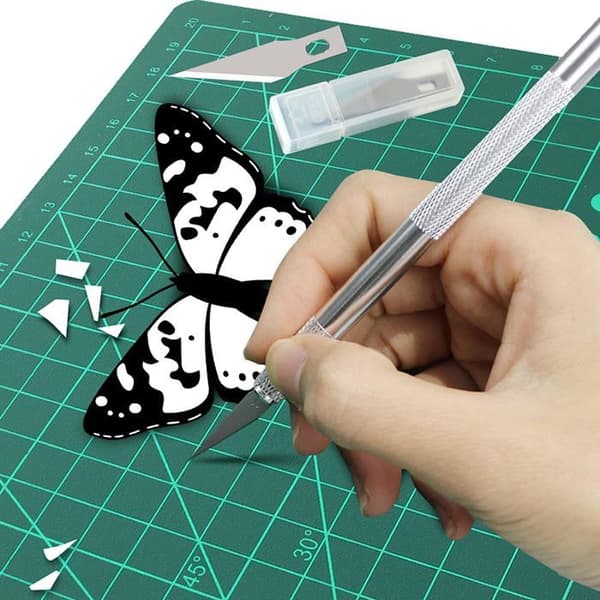 TD® Silver Carving Skalpell, Pennkniv, Carving Tool, Ultralätt mjuk keramiktillverkningsverktyg