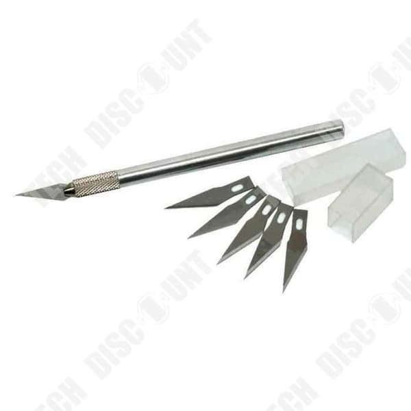 TD® Silver Carving Skalpell, Pennkniv, Carving Tool, Ultralätt mjuk keramiktillverkningsverktyg