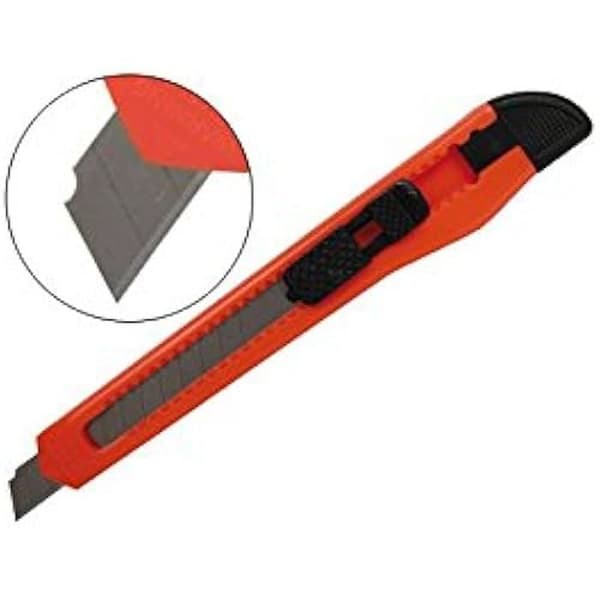 Cutter - Q-CONNECT - 908747 - Assorterade - 9 mm - Utdragbar och Utbytbar