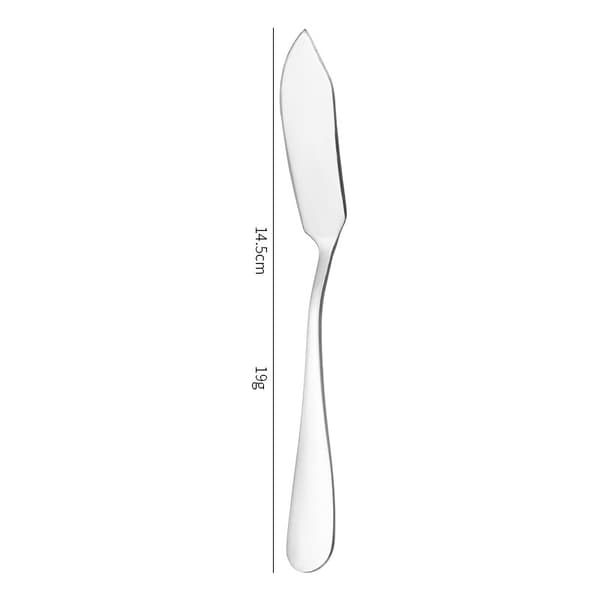 4 X Smörknivar i Rostfritt Silverglas . Smörkniv