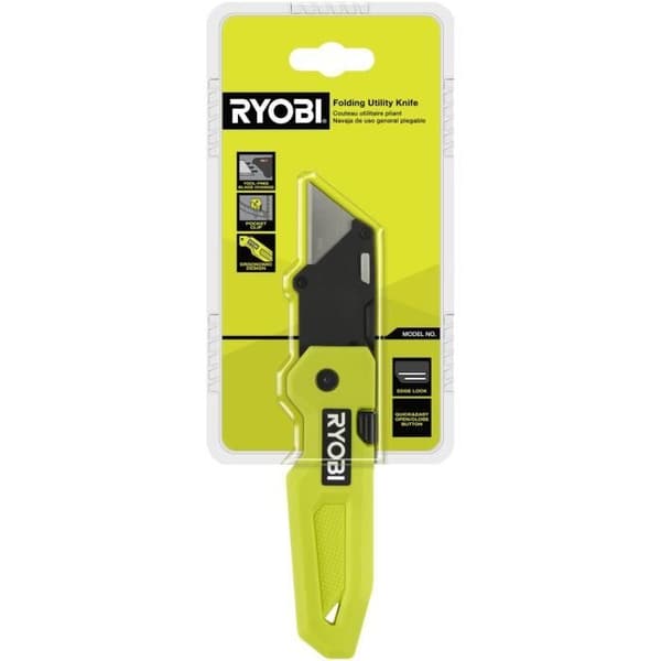 Infällbar knivskärare - RYOBI - Glasfiber