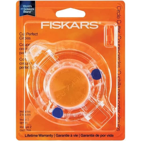 Cirkulärt skärverktyg - FISKARS - Cirkelskärare - Skärdiameter justerbar från 1 cm till 15 cm