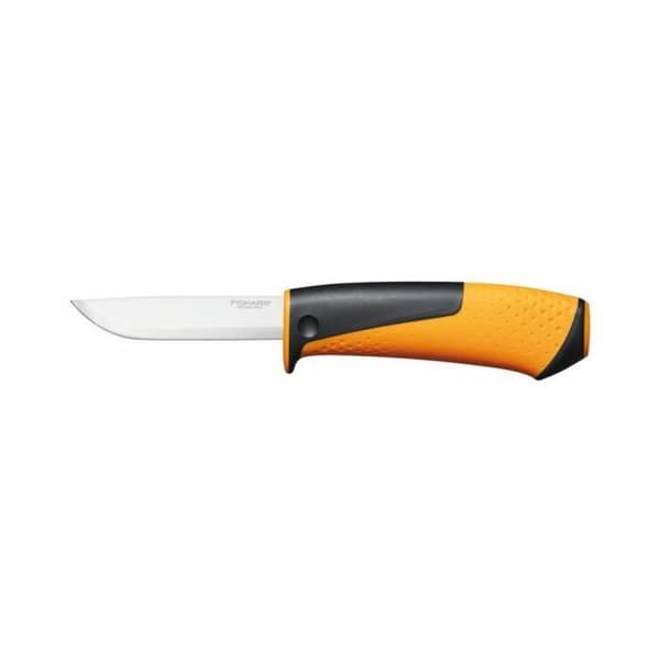 FISKARS multifunktionskniv - Slida med integrerad skärpning och slagyta