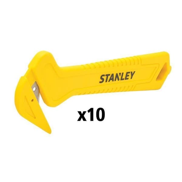 STANLEY kniv med enkel infällt blad - Påse med 10 st - STHT10355-1