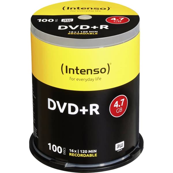 Intenso 4111156 DVD+R 4.7 GB 100 st Spindel