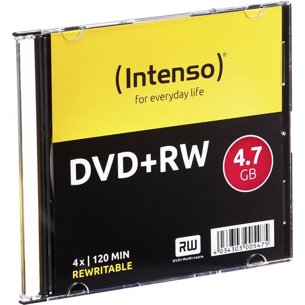 Intenso 4211632 DVD+RW 4.7 GB 10 st Slimcase Rewritable
