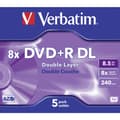 Miniatyrbild 2 av 2: Verbatim 43541 DVD+R DL 8.5 GB 5 st Jewel Case