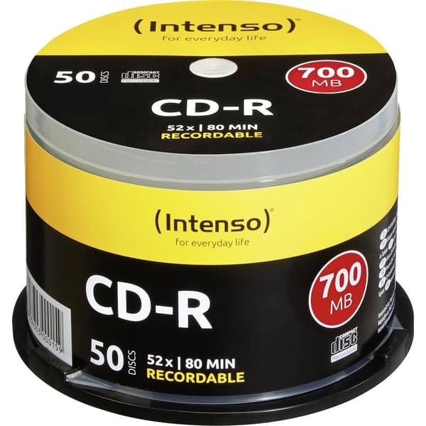 Intenso 1001125 CD-R 80 700 MB 50 st Spindel