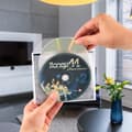 Miniatyrbillede 6 af 9: Dobbelt CD-lomme med filt - 50 stk.