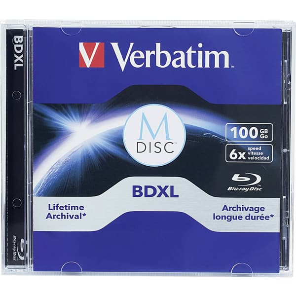 Verbatim 98912 M-Disc Blu-ray 100 GB 1 st Jewel Case