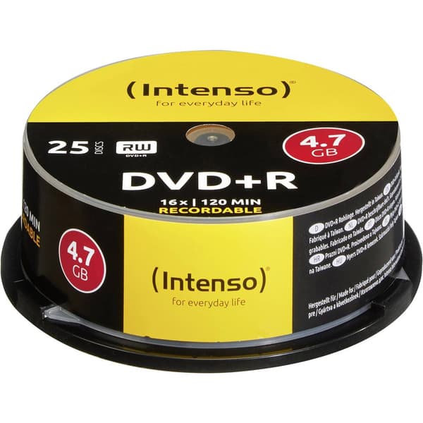 Intenso 4111154 DVD+R 4.7 GB 25 st Spindel