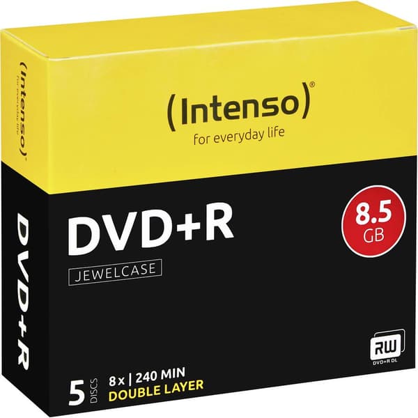 Intenso 4311245 DVD+R DL 8.5 GB 5 st Jewel Case