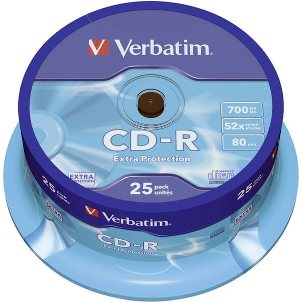 Verbatim 43432 CD-R 80 700 MB 25 st Spindel