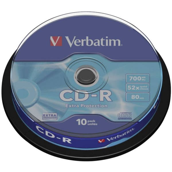Verbatim 43437 CD-R 700 MB 10 st Spindel
