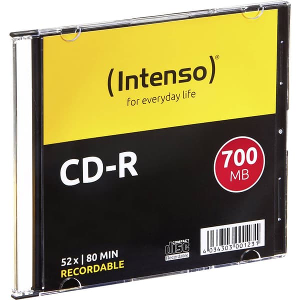Intenso 1001622 CD-R 80 700 MB 10 st Slimcase