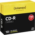 Miniatyrbild 1 av 2: Intenso 1001622 CD-R 80 700 MB 10 st Slimcase