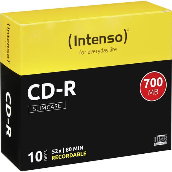 Intenso 1001622 CD-R 80 700 MB 10 st Slimcase