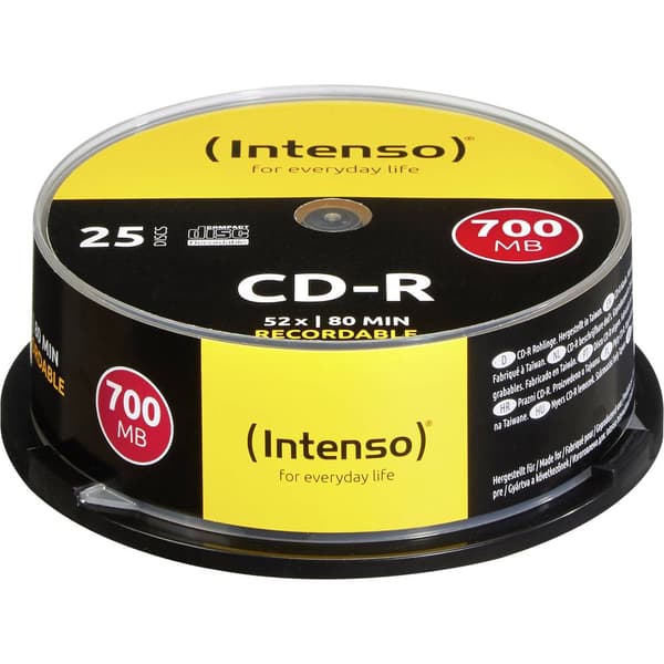 Intenso 1001124 CD-R 80 700 MB 25 st Spindel