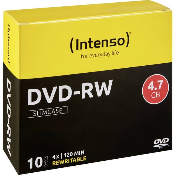 Intenso 4201632 DVD-RW 4.7 GB 10 st Slimcase Rewritable