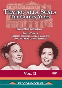 Various - Teatro Alla Scala Golden Years Vol. (MusicDVD)