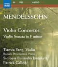 Miniatyrbillede 1 af 2: Mendelssohn - Violin Concertos In E Minor, Op. 64 (Music Blu-ray)