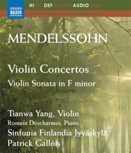 Mendelssohn - Violin Concertos In E Minor, Op. 64 (Music Blu-ray)