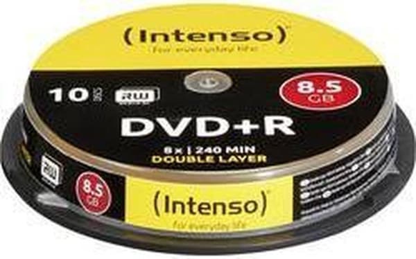Intenso 4311142 DVD+R DL disk 8,5 GB 10 stk(e) Spindel