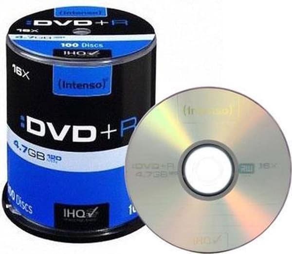 DVD+R Intenso 4,7GB 100st Cake Box 16x