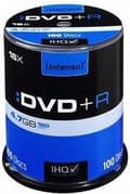 Miniatyrbild 2 av 5: DVD+R Intenso 4,7GB 100st Cake Box 16x