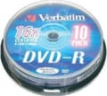 Miniatyrbillede 3 af 4: Verbatim 43523 DVD-R mat sølv - 10 stykker / spindel