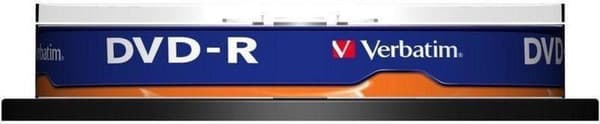 Verbatim 43523 DVD-R mat sølv - 10 stykker / spindel