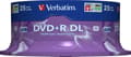 Miniatyrbillede 1 af 3: Verbatim DVD+R DL 8,5GB 8x SP MAT SØLVOVERFLADE - Rohling
