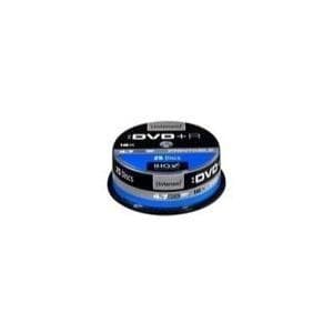 Intenso - 25 x DVD+R - 4,7 GB 16x - overflade, der kan udskrives med inkjet - spindel - lagringsmedium (4811154)