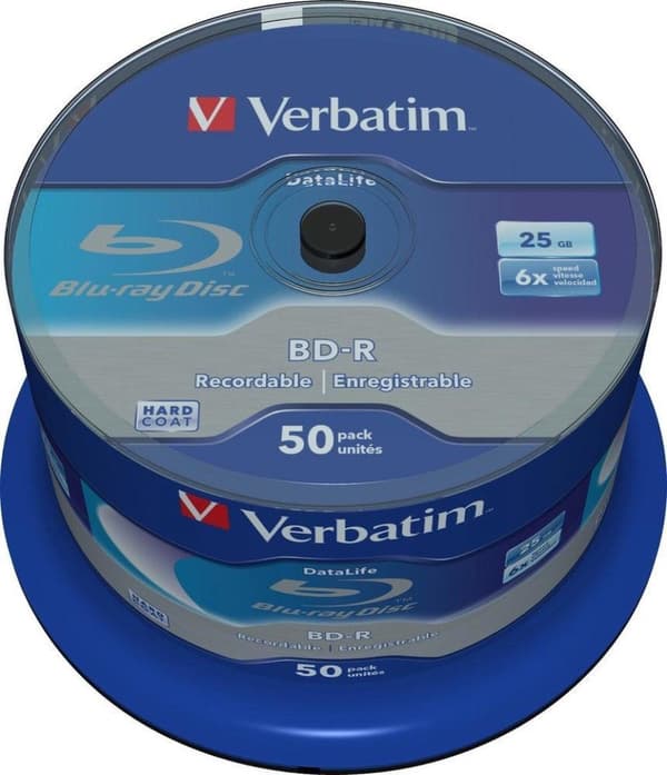 BD-R SL Datalife 25GB 6x 50 Pack Spindel