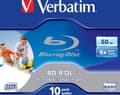 Miniatyrbild 1 av 3: Verbatim BD-R DL 50GB 6x JC WIDE UTSKRIFTSBAR - Rohling