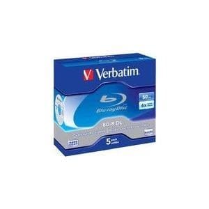 Verbatim - 5 x BD-R DL - 50 GB 6x - Juveletui (æske) (43748)