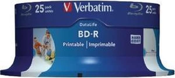 Verbatism - Blu-ray inspelningsbara - BD-R SL Datalife - 25GB