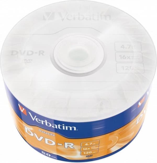 Verbatim 43791 tom DVD 4,7 GB DVD-R 50 st.