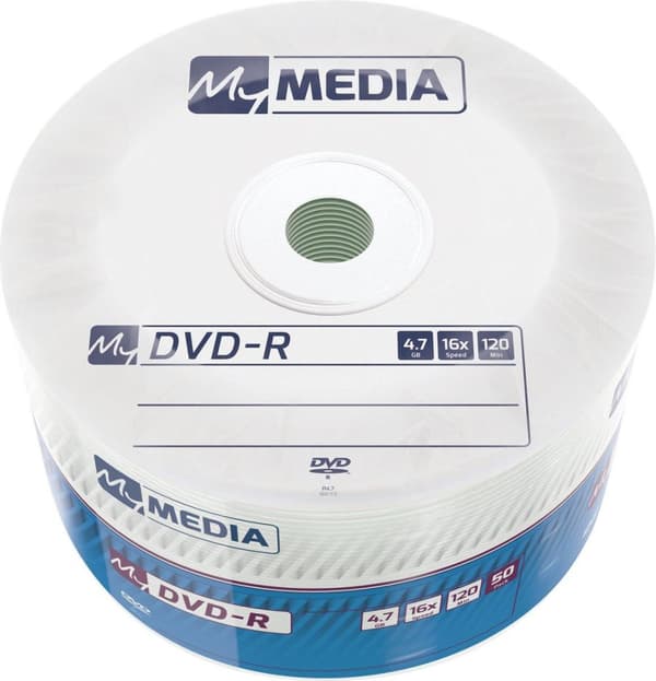 MyMedia DVD-R 52X 50HP Wrap 4,7GB
