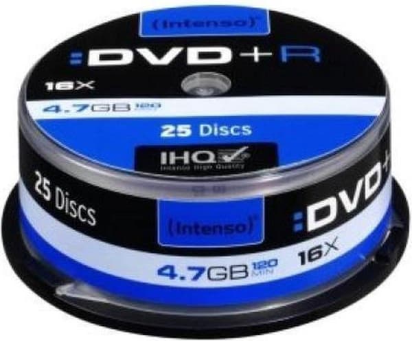 Intenso DVD+R 4,7 GB Cake Box [25 Disc]
