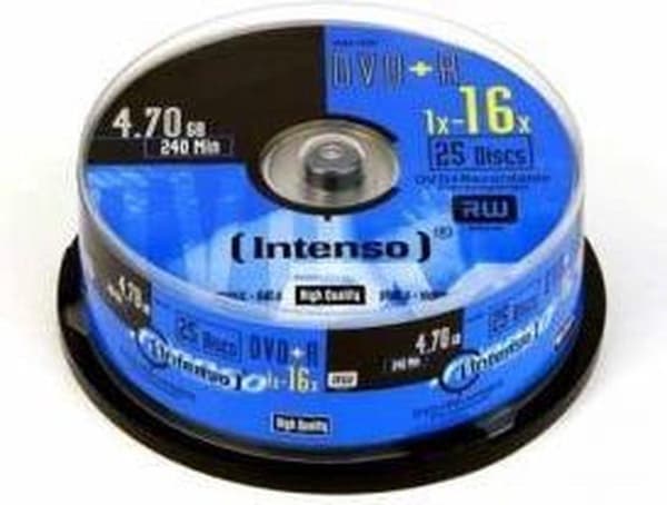 Intenso DVD+R 4,7 GB Cake Box [25 Disc]