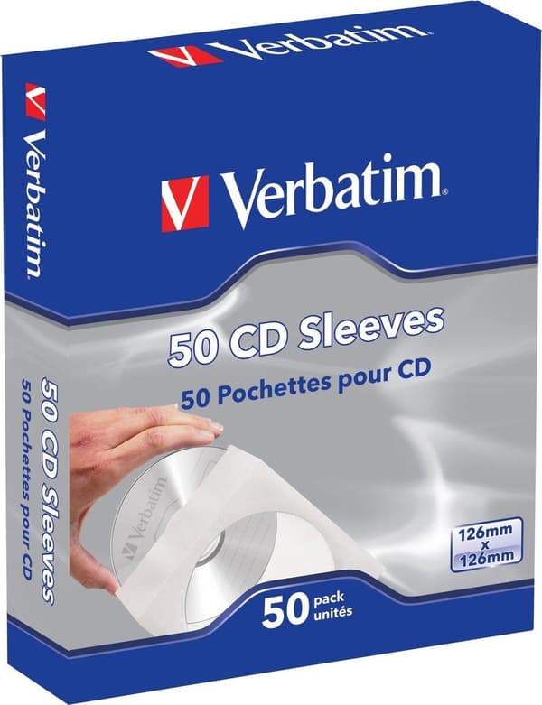 Verbatim - CD/DVD papiretuier 50HK