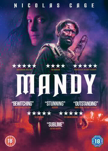 Mandy DVD (2018) Nicolas Cage, Cosmatos (DIR) cert 18 English Brand New
