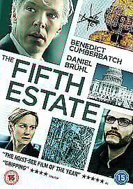 The Fifth Estate DVD (2014) Benedict Cumberbatch, Condon (DIR) cert 15 English Brand New